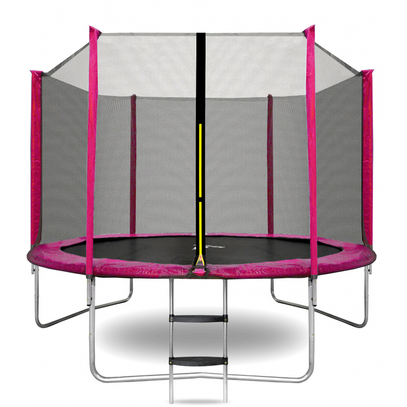 Aga SPORT TOP Trampoline 305 cm Pink + protective net + ladder