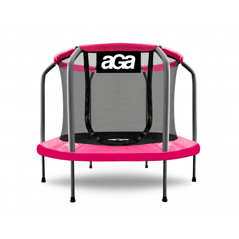 Aga Trampoline 150 cm Pink-grey