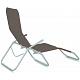 Aga 2x Garden Sun Lounger SIESTA Dark Brown