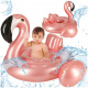 Aga Inflatable ring with seat for children Flamingo
