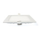 Square recessed LED panel - 12 W - neutral white