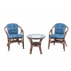 Aga Rattan set SITA Choco Blue