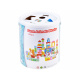 Colored wooden cubes Farm 100pcs ZA3565