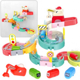 Bath toy slide track for toy cars in water 37pcs ZA5926 universal