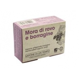 Organic Soap Bar Blackberry & Borage 100 g - SAPONE DI UN TEMPO Universal