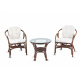 Aga Rattan set SITA Choco White