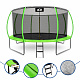 Aga SPORT EXCLUSIVE Trampoline 430 cm Light Green + Safety Net + Ladder