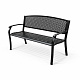 Aga Metal Garden Bench 128x58x84 cm