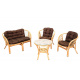 Rattan set LEX BAHAMA Honey Brown DO NOT USE