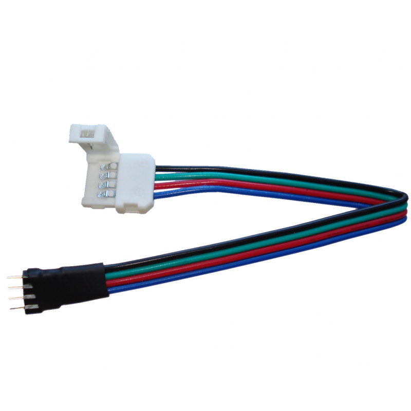 Connector for LED Strips - RGB - 10mm - 4pin - Strip / CONTROLLER
