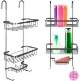 Hanging shelf for shower Silver Malatec 16721