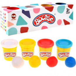 Plastic mass 4 colours in cups stock ZA3185