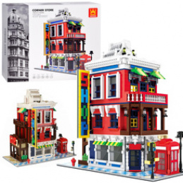 Bricks SERIES World-architecture style COMMERCIAL CORNER London 2347pcs ZA5748 universal