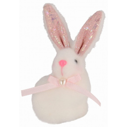Fabric bunny for decoration display