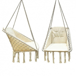 HK3P SWING HAMMOCK HANGING CHAIR WITH CUSHION