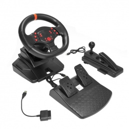 K500 STEERING WHEEL PEDALS FOR GAMERS SET