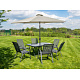 Linder Exclusiv Tilting Parasol 250 cm Beige