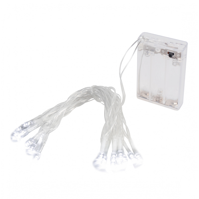 Linder Exclusiv Battery Operated Christmas Chain 50 LED Cold White