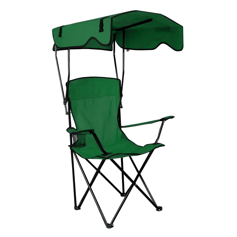 Aga Fishing Chair with Canopy Dark Green