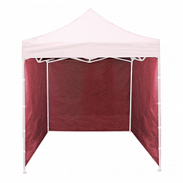 Aga Sidewalls for Sales Stand 2x2m Burgundy