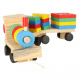 Aga Folding Wooden Train + Wagons