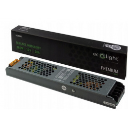 LED Slim Power Supply IP20 - 12V - 30A - 360W - Premium Line