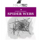 Artificial spider web with spiders white Malatec 19759