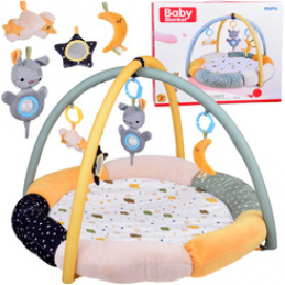 Soft educational mat with arch CLOUD in muted colors ZA5590 universal