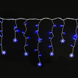 E15 SNOWFLAKES BLUE 100LED