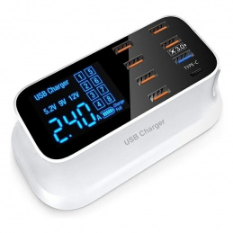 K28H1 USB CHARGER 8 PORTS QC3.0 TYPE C