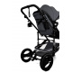 Kiduku Combined Stroller 3-in-1 Grey/Black