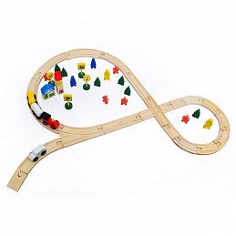 Wooden Toys Wooden Train Set 48 Pieces 6DZ085 - II. QUALITY