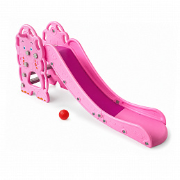 Aga4Kids Slide with Handle 170 cm Pink