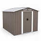 Aga Garden Shed 303x236x190 cm Taupe