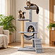 Aga Cat Scratcher 47x35x136 cm Dark Grey