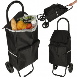 Shopping trolley with 95 cm frame black