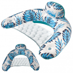 Bathing chair lounger hammock water blue