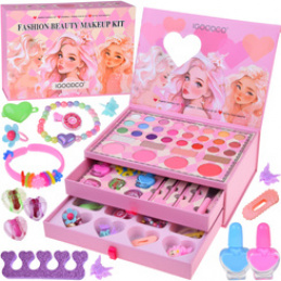 Large Makeup Set - Cute CASE with Cosmetics and Jewelry ZA5693 Universal
