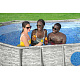 Power Steel Swim Vista Pool with Window 427x250x100 14x8FT BESTWAY 7in1