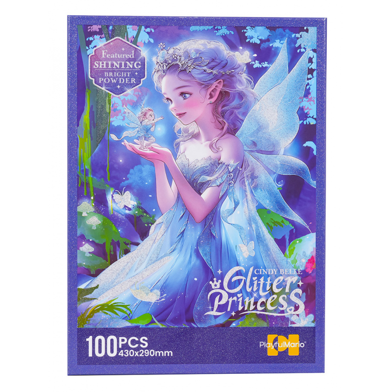 Puzzle Set 100 pcs. Princess Blue