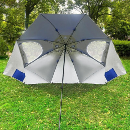 Q74C BEACH UMBRELLA PARAVAN TENT 3IN1