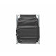 Aga Garden Reclining Lounger with Canopy Grey