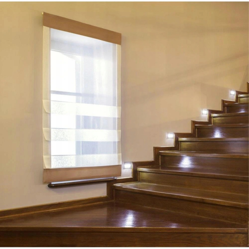 LED staircase luminaire 71057 - 1,5W matt chrome - cold white