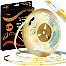 COB Neon LED Strip 12V - 528D - 15W/m - IP20 - 5m - 1650lm - warm color