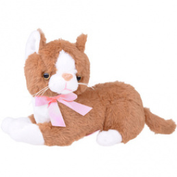 Mascot plush brown lying cat Flico kitten 34cm 12831 universal