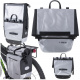 Luggage bag for bicycle side panniers