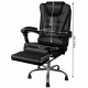 Office chair with footrest - black Malatec 23286 universal