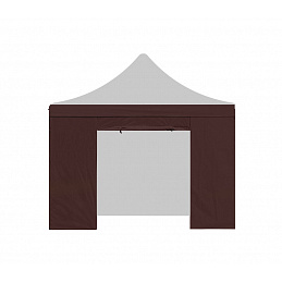 Aga Sidewall with door PARTY 3x3 m Brown