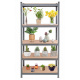 Kynast Metal shelf 172x75x30 cm 5 shelves Silver