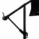 Aga Garden Parasol 300 cm Black with LED Lighting